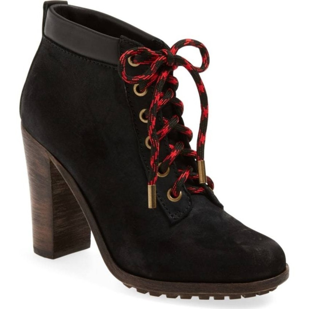 ARRICCI‎ 'Elisa' Bootie Black Lace Up City Hiker 8.5 M $320